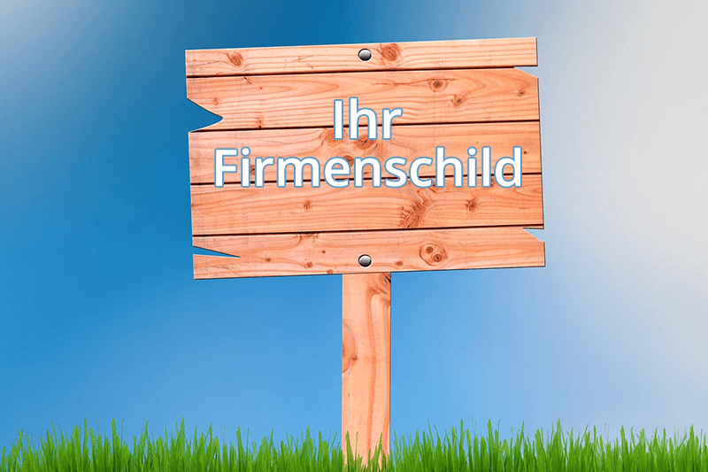 Firmenschild Bild