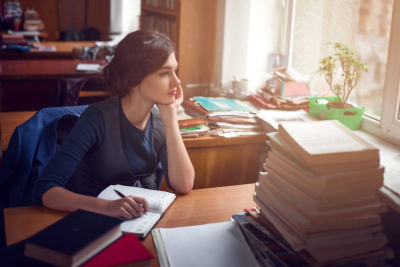 arbeitende Frau